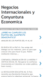 Mobile Screenshot of negociosinternacionalesyeconomia.blogspot.com