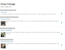 Tablet Screenshot of chaoscottage.blogspot.com