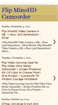 Mobile Screenshot of flipminohdcamcorders.blogspot.com