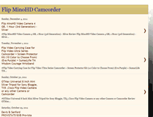 Tablet Screenshot of flipminohdcamcorders.blogspot.com