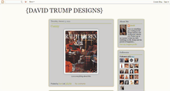 Desktop Screenshot of davidtrumpdesigns.blogspot.com