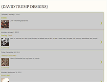 Tablet Screenshot of davidtrumpdesigns.blogspot.com