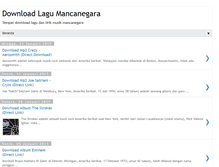 Tablet Screenshot of lagu-mancanegara.blogspot.com