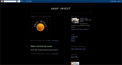 Desktop Screenshot of anafinvest.blogspot.com