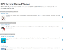 Tablet Screenshot of bbwbeyondblessedwoman.blogspot.com