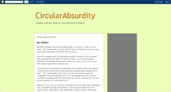 Desktop Screenshot of circularabsurdity.blogspot.com