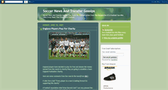 Desktop Screenshot of daily-soccer-news.blogspot.com