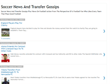 Tablet Screenshot of daily-soccer-news.blogspot.com