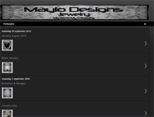 Tablet Screenshot of maylodesigns.blogspot.com