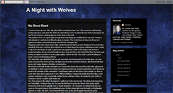 Desktop Screenshot of anightwithwolves.blogspot.com