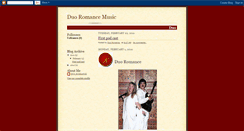 Desktop Screenshot of duoromancemusic.blogspot.com
