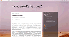 Desktop Screenshot of mondengoreflexions2.blogspot.com