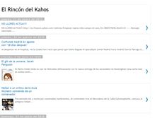 Tablet Screenshot of elrincondelkahos.blogspot.com