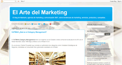 Desktop Screenshot of elartedelmarketing.blogspot.com