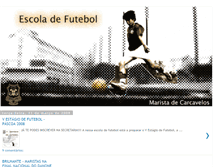 Tablet Screenshot of escolafutebolmarista.blogspot.com