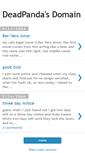 Mobile Screenshot of deadpanda.blogspot.com