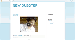 Desktop Screenshot of dubstep-newdubstep.blogspot.com