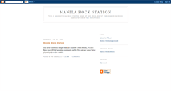 Desktop Screenshot of manilarockstation.blogspot.com