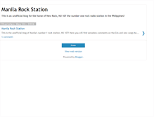 Tablet Screenshot of manilarockstation.blogspot.com