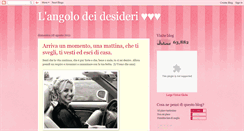 Desktop Screenshot of angolodidesideri.blogspot.com
