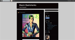 Desktop Screenshot of maxim-bashchenko.blogspot.com