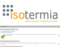Tablet Screenshot of isotermia.blogspot.com