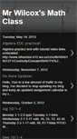 Mobile Screenshot of mrwilcoxsmathclass.blogspot.com