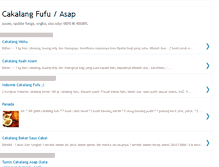 Tablet Screenshot of cakalangg.blogspot.com