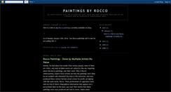 Desktop Screenshot of paintingsbyrocco.blogspot.com