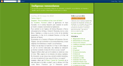 Desktop Screenshot of indigenavenezolano.blogspot.com