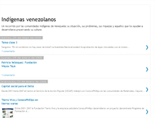 Tablet Screenshot of indigenavenezolano.blogspot.com