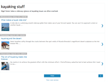 Tablet Screenshot of nigel-kayak.blogspot.com