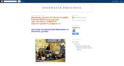 Desktop Screenshot of edgewaterpreschoolmtl.blogspot.com