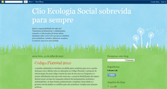 Desktop Screenshot of clioecologiasocial.blogspot.com