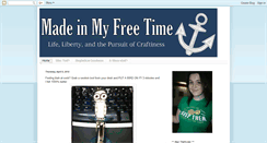 Desktop Screenshot of madeinmyfreetime.blogspot.com