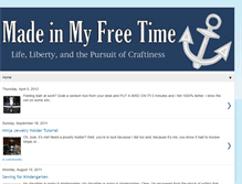 Tablet Screenshot of madeinmyfreetime.blogspot.com