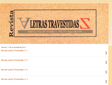 Tablet Screenshot of letrastravestidas.blogspot.com