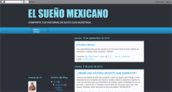 Desktop Screenshot of mexicandreamers.blogspot.com