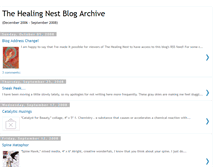Tablet Screenshot of healingnest.blogspot.com