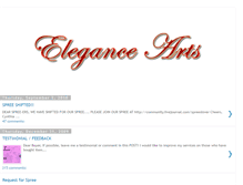 Tablet Screenshot of elegance-arts.blogspot.com
