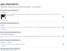 Tablet Screenshot of gatodependente.blogspot.com