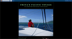 Desktop Screenshot of freya-pacific-voyage.blogspot.com