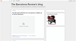 Desktop Screenshot of barcelonareview.blogspot.com