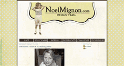 Desktop Screenshot of noelmignondesignteam.blogspot.com