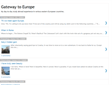 Tablet Screenshot of gatewaytoeurope.blogspot.com