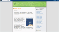 Desktop Screenshot of globalwarming-project.blogspot.com