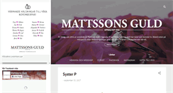 Desktop Screenshot of mattssonsguld.blogspot.com