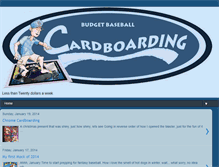 Tablet Screenshot of budgetbaseballcardboarding.blogspot.com
