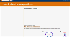 Desktop Screenshot of medicalentrance.blogspot.com