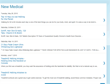 Tablet Screenshot of newmedicalblog.blogspot.com